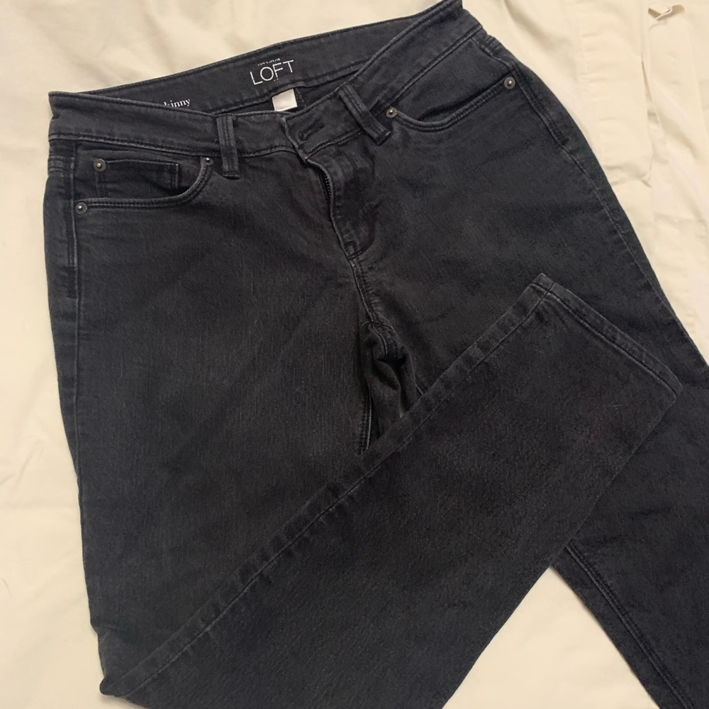 Jeans - LOFT - black